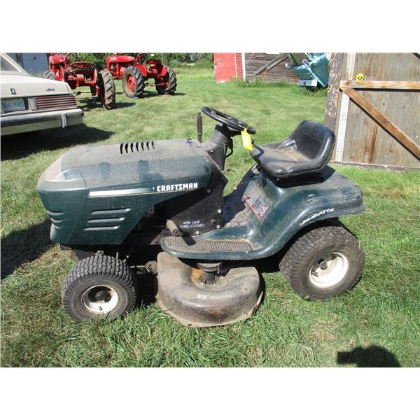 Craftsman 16ph Lawn mower - Turbo Cooled - 42" Cut - Needs New Battery - Consignor says was running
