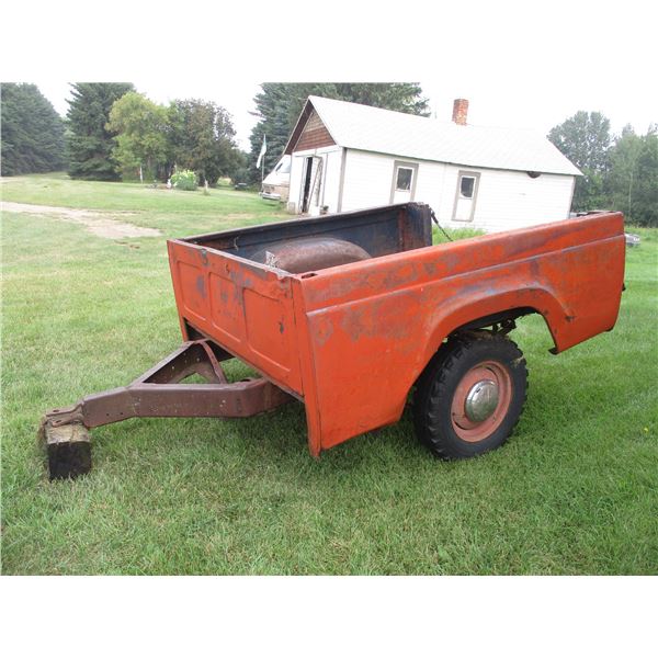 Ford Box Trailer - 1950's-60's - Not Plated