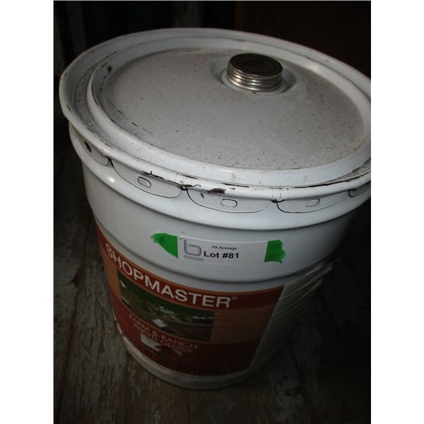 5Gal Shopmaster Exterior Paint - Sealed