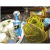 Image 3 : Assorted Cans of Paint - Parts Organizer - Cans of Assorted Nails, Rope, Water Pump