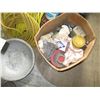 Image 5 : Assorted Cans of Paint - Parts Organizer - Cans of Assorted Nails, Rope, Water Pump