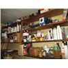 Image 1 : Assorted Contents of Shelving - Car Parts, Spray Paint, Filters, Misc.
