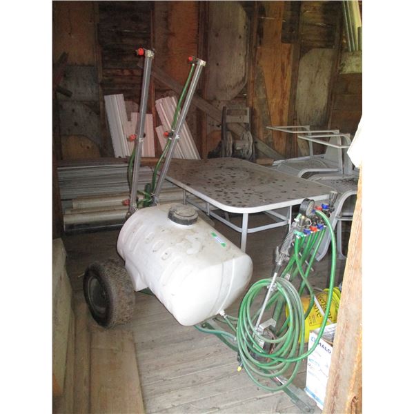 Small Yard Sprayer 120US Litres w/ 80" Boom