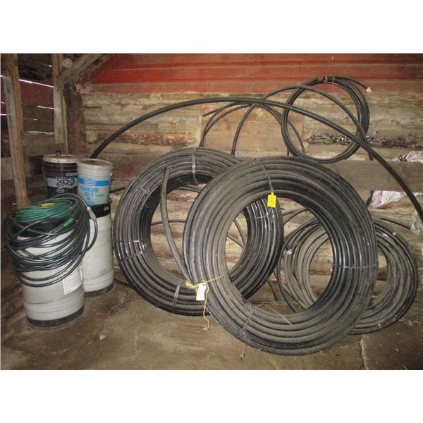 Rolls of Black Hose - 1.5"