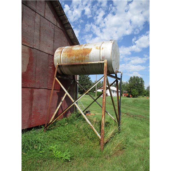 Fuel Tank on Stand - Buyer will Need Equipment to Move