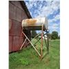 Image 1 : Fuel Tank on Stand - Buyer will Need Equipment to Move