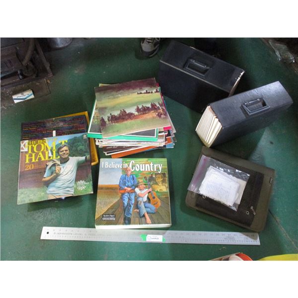 Records - ABBA, Johnny Paycheck, Hank Snow, The Kendalls - Misc. Folders