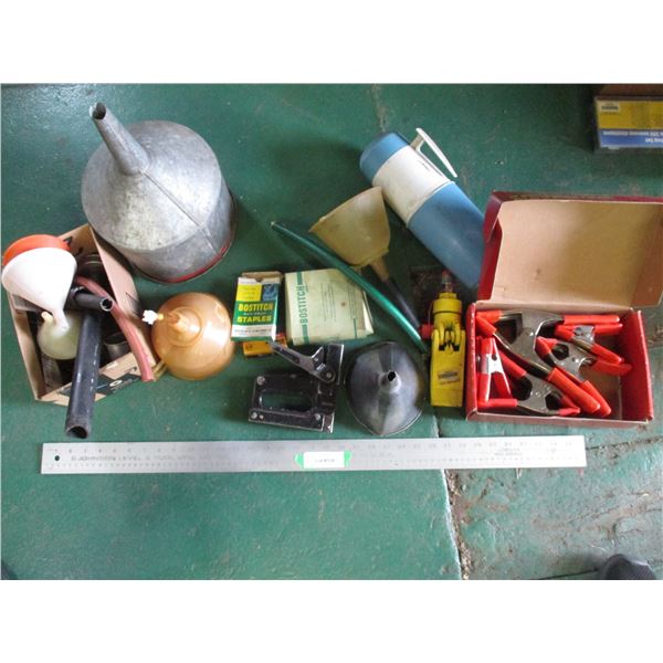 Spring Clamp Set - Spreader- Stapler - Funnels