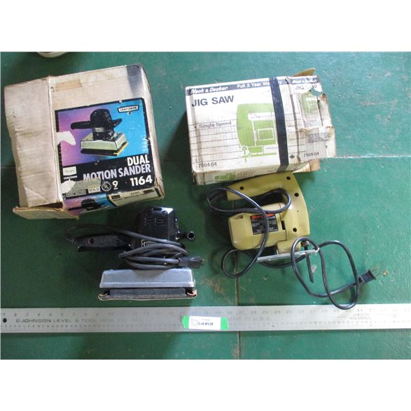 Craftsman Palm Sander - Black & Decker Jigsaw