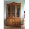 Image 1 : 2-Piece China Cabinet w/ Glass Shelves - 80 x 48 x 12