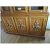 Image 3 : 2-Piece China Cabinet w/ Glass Shelves - 80 x 48 x 12