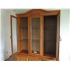 Image 6 : 2-Piece China Cabinet w/ Glass Shelves - 80 x 48 x 12