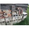 Image 4 : Cinder Blocks - Bricks - (6) Cement Pads - Various Sizes
