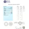 Image 4 : 1.04 ctw SI3 CLARITY CENTER Diamond Platinum Ring (1.76 ctw Diamonds) EGL CERTIF
