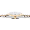 Image 4 : Mens 18K Two Tone Yellow Gold And Stainless Steel Wimbledon Roman Dial Datejust
