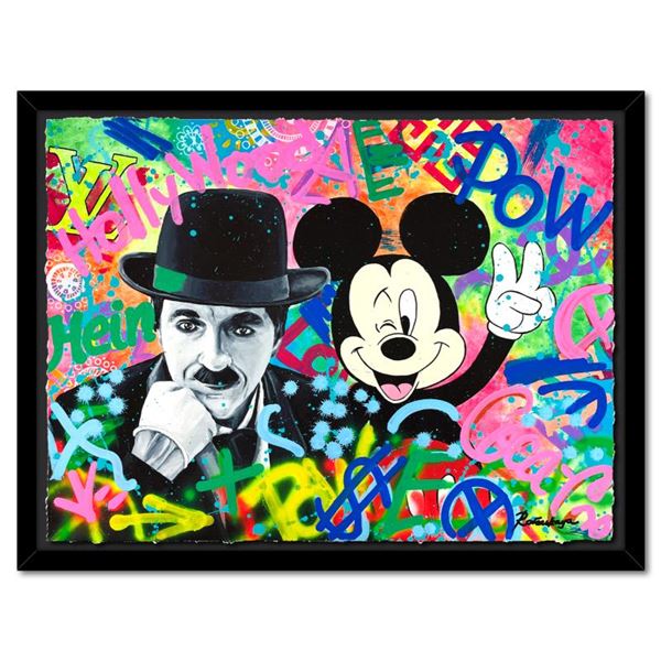 Chaplin and Mickey Mouse by Rovenskaya Original