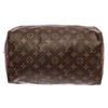 Image 9 : Louis Vuitton Brown Monogram Canvas Leather Speedy 30 Satchel Bag