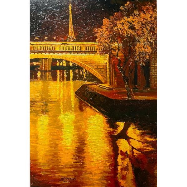 TWILIGHT ON THE SEINE, I by Behrens, Howard