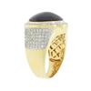 Image 2 : 17.29 ctw UNHEATED Star Ruby and 1.09 ctw Diamond 14KT Yellow Gold Ring