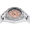 Image 9 : Rolex Ladies Stainless Steel Quickset Salmon String Diamond Datejust Wristwatch