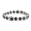Image 2 : 22.03 ctw Fancy Black Diamond and 3.08 ctw Diamond 14K White Gold Bracelet