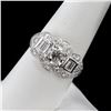 Image 1 : 1.01 ctw I COLOR SI2 CLARITY CENTER Diamond Platinum Ring (1.66 ctw Diamonds)