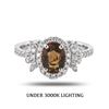 Image 3 : 1.56 ctw Alexandrite and 0.41 ctw Diamond Platinum Ring (GIA CERTIFIED)