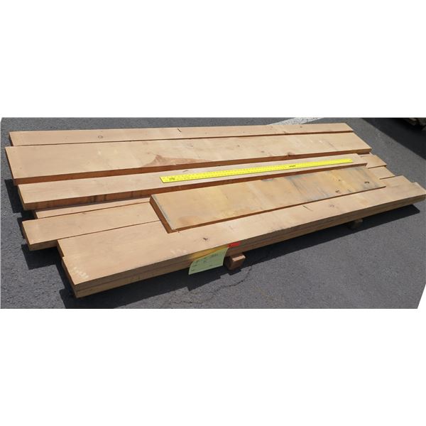 Bundle Alder Wood  Misc Lengths to 121"L