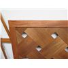 Image 2 : Mahogany Wood Woven Panel 47" x 47"