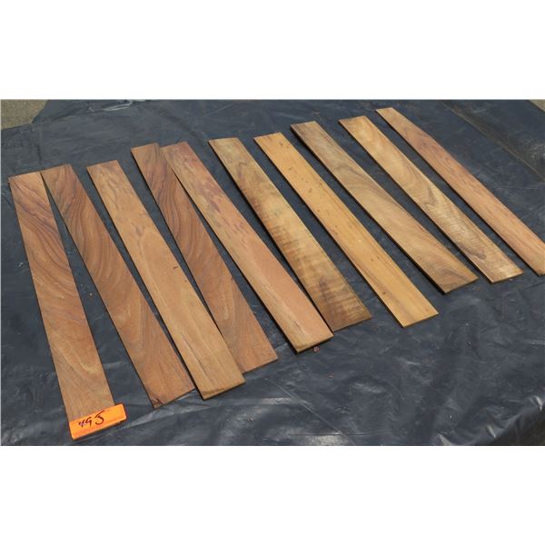 Qty 10 Lengths Hawaiian Koa – Resawn Hawaiian Koa Veneers To ~1/4” Thick