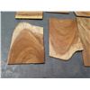 Image 2 : Qty 8 Hawaiian Koa And Monkey Pod Veneer Slices ~1/4” Thick, Misc Sizes