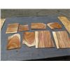 Image 8 : Qty 8 Hawaiian Koa And Monkey Pod Veneer Slices ~1/4” Thick, Misc Sizes