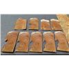 Image 1 : Qty 9 Hawaiian Koa Veneer Slices ~1/4” Thick, Misc Sizes