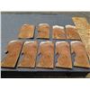 Image 2 : Qty 9 Hawaiian Koa Veneer Slices ~1/4” Thick, Misc Sizes
