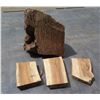 Image 1 : Qty 4 Hawaiian Koa – SUPER Curly Pieces Great For Craft Wood, Etc. Misc Sizes