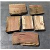 Image 1 : Qty 6 Hawaiian Koa – Blocks Of Hawaiian Koa Lumber With Sap On Edges, Misc Sizes