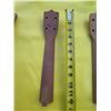 Image 2 : Wooden Ukulele Neck Single Piece of True Honduras Mahogany CNC  12"L