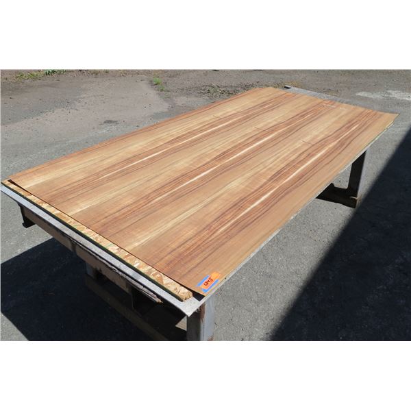 Hawaiian Koa Super Curly Log #404 - 1mm Thick, Phenolic Backed Veneer Sheet 4’x8’ 