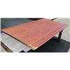 Image 1 : Qty 4 Hawaiian Bloodwood Super Curly  ~3/16” Thick (4mm) Lauan Plywood Backed Veneer Sheet 