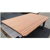 Image 1 : Qty 4 Sheets Hawaiian Bloodwood Super Curly  1/4” Thick (5.5mm)  Lauan Plywood Backed Venee