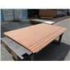 Image 2 : Qty 4 Sheets Hawaiian Bloodwood Super Curly  1/4” Thick (5.5mm)  Lauan Plywood Backed Venee