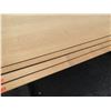Image 2 : Qty 4 Sheets Hawaiian Silky Oak 1/4” Thick (5.5mm)  Lauan Plywood Backed Veneer Sheet 4[x=#