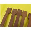 Image 2 : Qty 6 Wooden Ukulele Necks Single Pieces of True Honduras Mahogany CNC  14"L