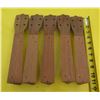 Image 1 : Qty 5 Wooden Ukulele Necks Single Pieces of True Honduras Mahogany CNC  12"L