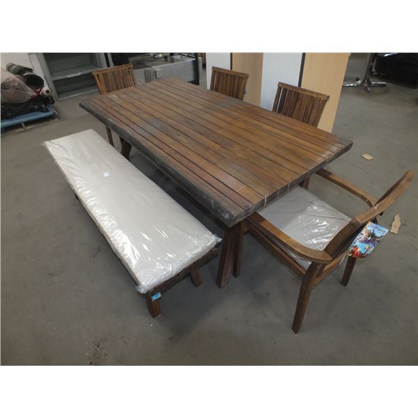 Wooden Patio Table