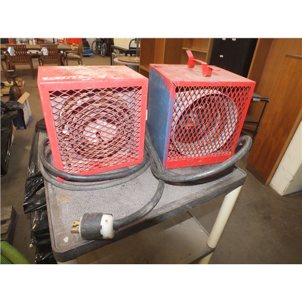 2 Small Construction Heaters