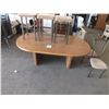 Image 2 : Boardroom Table w/ 3 Stools / 2 Chairs