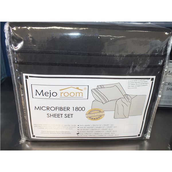 Black King Sized Bed sheets