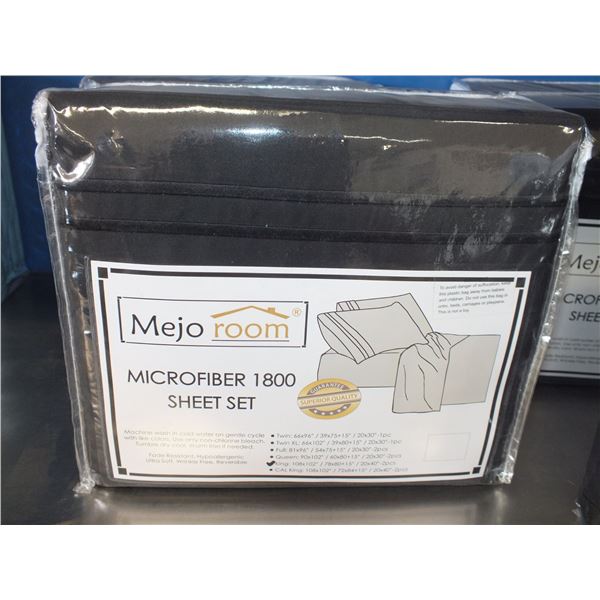 Black King Sized Bed sheets