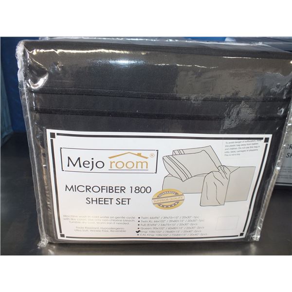 Black King Sized Bed sheets